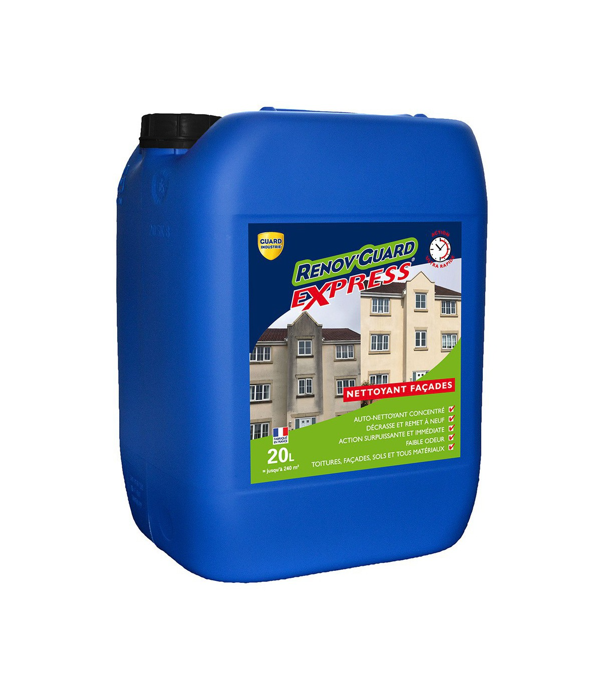 Rénov'Guard Express Nettoyant façades concentré surpuissant tous matériaux